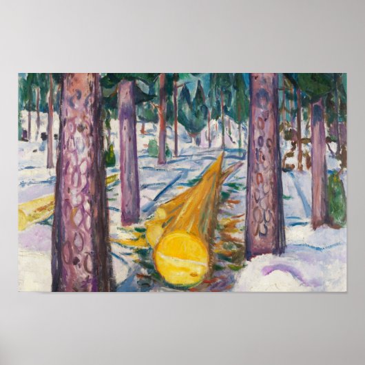 Edvard Munch - het gele logboek Poster (Voorkant)