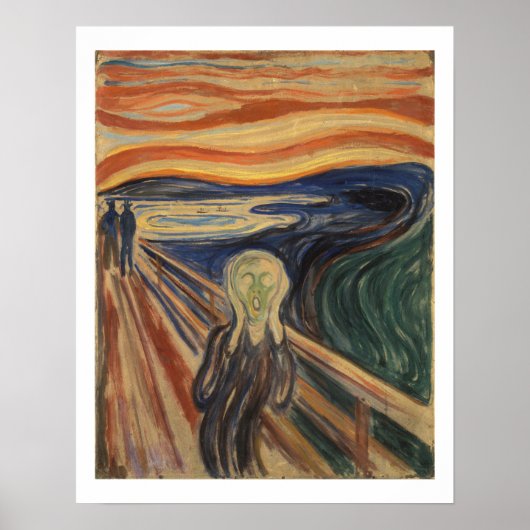 Edvard Munch het Poster van het Schilderen van het (Voorkant)