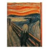 Edvard Munch - Het scherm Foto Afdruk (Voorkant)