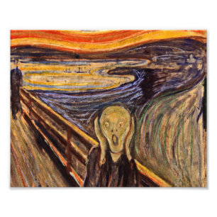 Edvard Munch - Het scherm Foto Afdruk