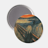 Edvard Munch - Het scherm Magneet (Voorkant / Achterkant)