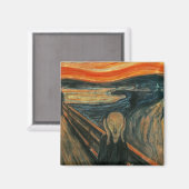 Edvard Munch - Het scherm Magneet (Voorkant / Achterkant)