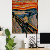 Edvard Munch - Het scherm Poster (Thuiskantoor)