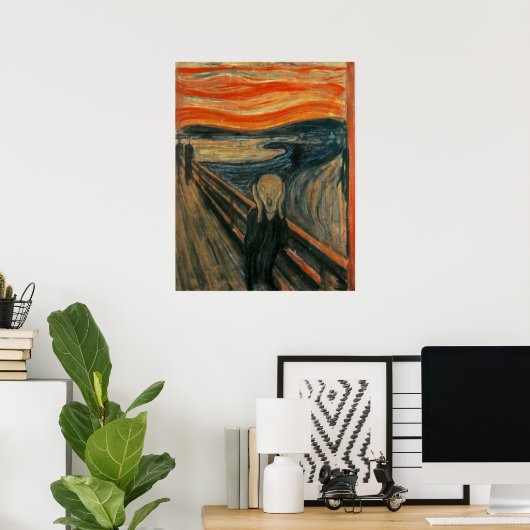 Edvard Munch - Het scherm Poster (Thuiskantoor)