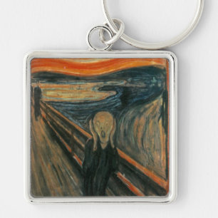 Edvard Munch - Het scherm Sleutelhanger