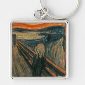 Edvard Munch - Het scherm Sleutelhanger