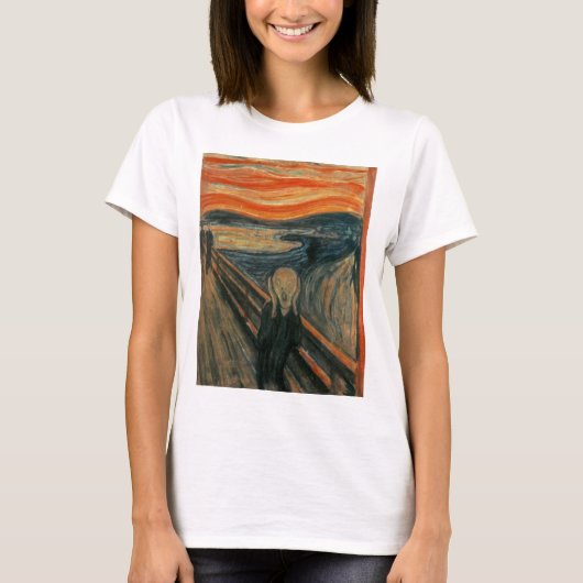 Edvard Munch - Het scherm T-shirt (Voorkant)