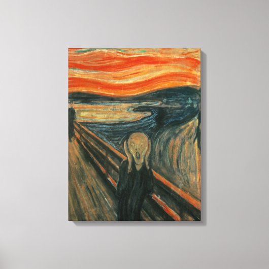 Edvard Munch het schermschilderen Canvas Afdruk (Voorkant)