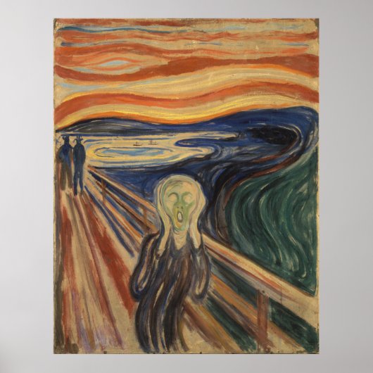 Edvard Munch het schermschilderen Poster (Voorkant)