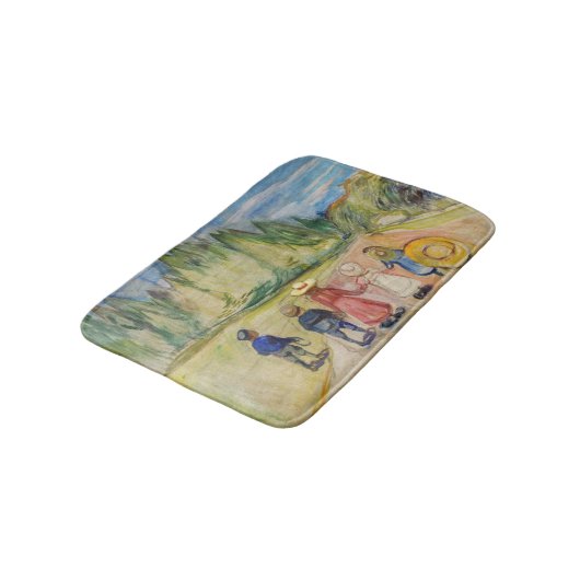 Edvard Munch - Het sprookjesbos Badmat (Gekanteld)