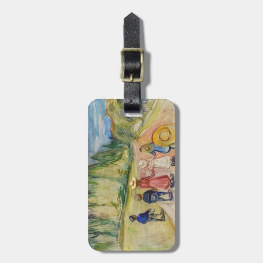 Edvard Munch - Het sprookjesbos Bagagelabel (Voorkant verticaal)