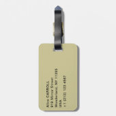 Edvard Munch - Het sprookjesbos Bagagelabel (Achterkant verticaal)