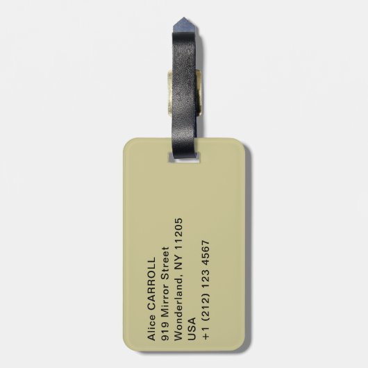 Edvard Munch - Het sprookjesbos Bagagelabel (Achterkant verticaal)