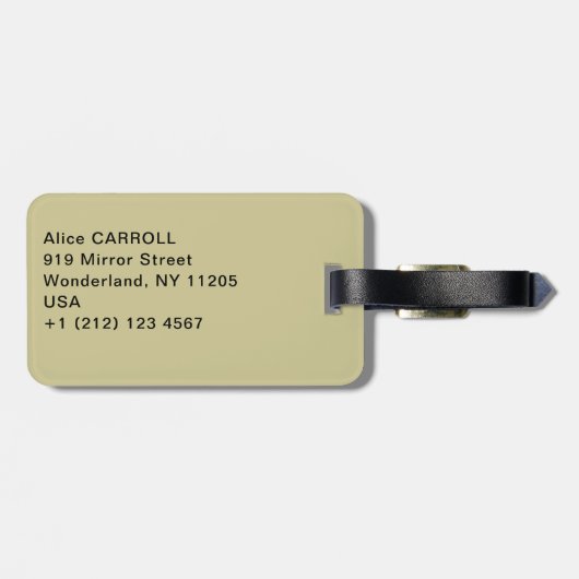 Edvard Munch - Het sprookjesbos Bagagelabel (Achterkant horizontaal)