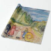 Edvard Munch - Het sprookjesbos Cadeaupapier (Uitgerold)