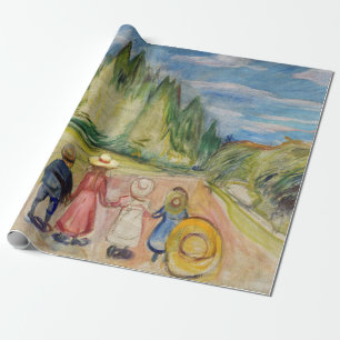 Edvard Munch - Het sprookjesbos Cadeaupapier