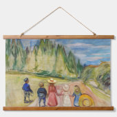 Edvard Munch - Het sprookjesbos Hangend Wandkleed (Voorkant)