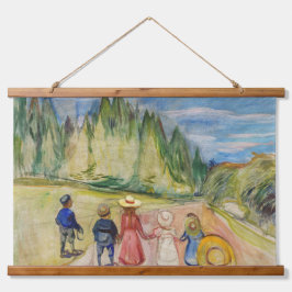 Edvard Munch - Het sprookjesbos Hangend Wandkleed