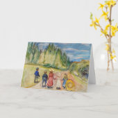 Edvard Munch - Het sprookjesbos Kaart (Gele Bloem)