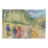 Edvard Munch - Het sprookjesbos Kussensloop (Achterkant)