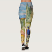 Edvard Munch - Het sprookjesbos Leggings (Achterkant)