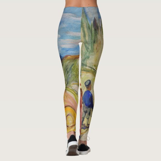 Edvard Munch - Het sprookjesbos Leggings (Achterkant)