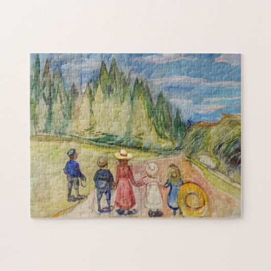 Edvard Munch - Het sprookjesbos Legpuzzel (Horizontaal)