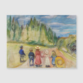 Edvard Munch - Het sprookjesbos Magnetische Kaart (Voorkant)