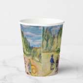 Edvard Munch - Het sprookjesbos Papieren Bekers (Rechts)