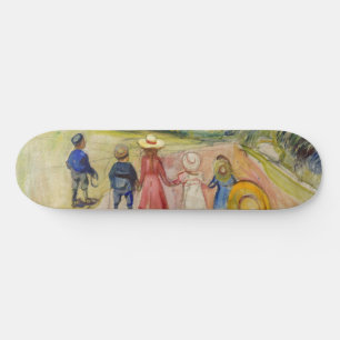 Edvard Munch - Het sprookjesbos Persoonlijk Skateboard