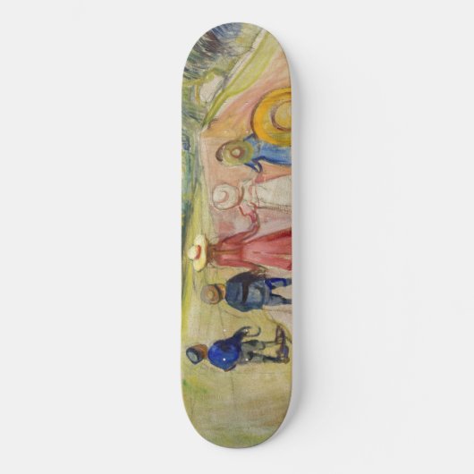 Edvard Munch - Het sprookjesbos Persoonlijk Skateboard (Voorkant)