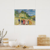 Edvard Munch - Het sprookjesbos Poster (Keuken)