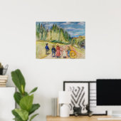 Edvard Munch - Het sprookjesbos Poster (Thuiskantoor)
