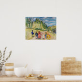Edvard Munch - Het sprookjesbos Poster (Keuken)