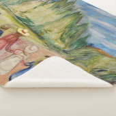 Edvard Munch - Het sprookjesbos Sherpa Deken (3/4)