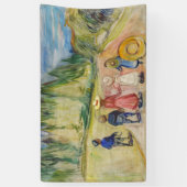 Edvard Munch - Het sprookjesbos Spandoek (Verticaal)