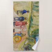 Edvard Munch - Het sprookjesbos Strandlaken (Voorkant)