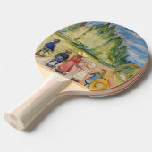 Edvard Munch - Het sprookjesbos Tafeltennisbatje (Voorkant Gekanteld)