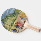 Edvard Munch - Het sprookjesbos Tafeltennisbatje (Zijkant)