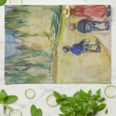 Edvard Munch - Het sprookjesbos Theedoek (Gevouwen)