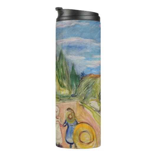 Edvard Munch - Het sprookjesbos Thermosbeker (Geroteerd rechts)