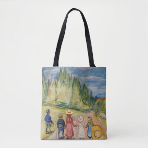 Edvard Munch - Het sprookjesbos Tote Bag