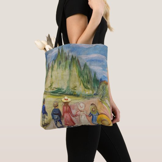 Edvard Munch - Het sprookjesbos Tote Bag (Dichtbij)