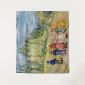 Edvard Munch - Het sprookjesbos Wandkleed (Voorkant)