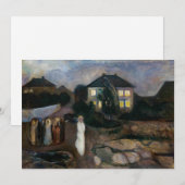 Edvard Munch - Het Storm Bedankkaart (Voorkant / Achterkant)