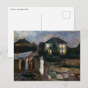 Edvard Munch - Het Storm Briefkaart