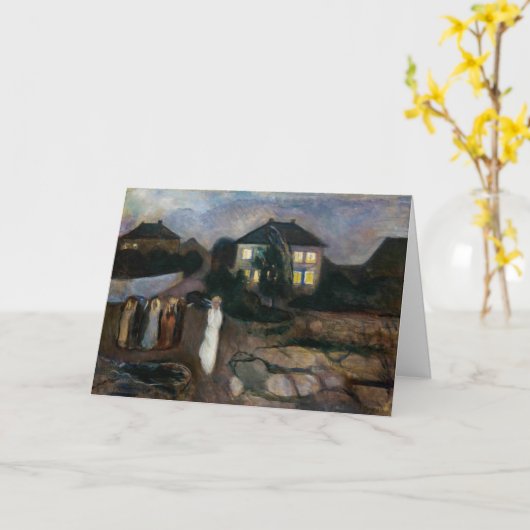 Edvard Munch - Het Storm Kaart (Gele Bloem)