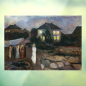 Edvard Munch - Het Storm Raamsticker (Vel 3)