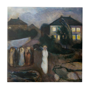 Edvard Munch - Het Storm Tegeltje