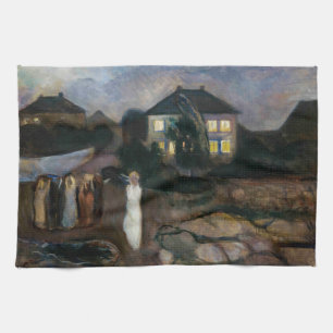 Edvard Munch - Het Storm Theedoek